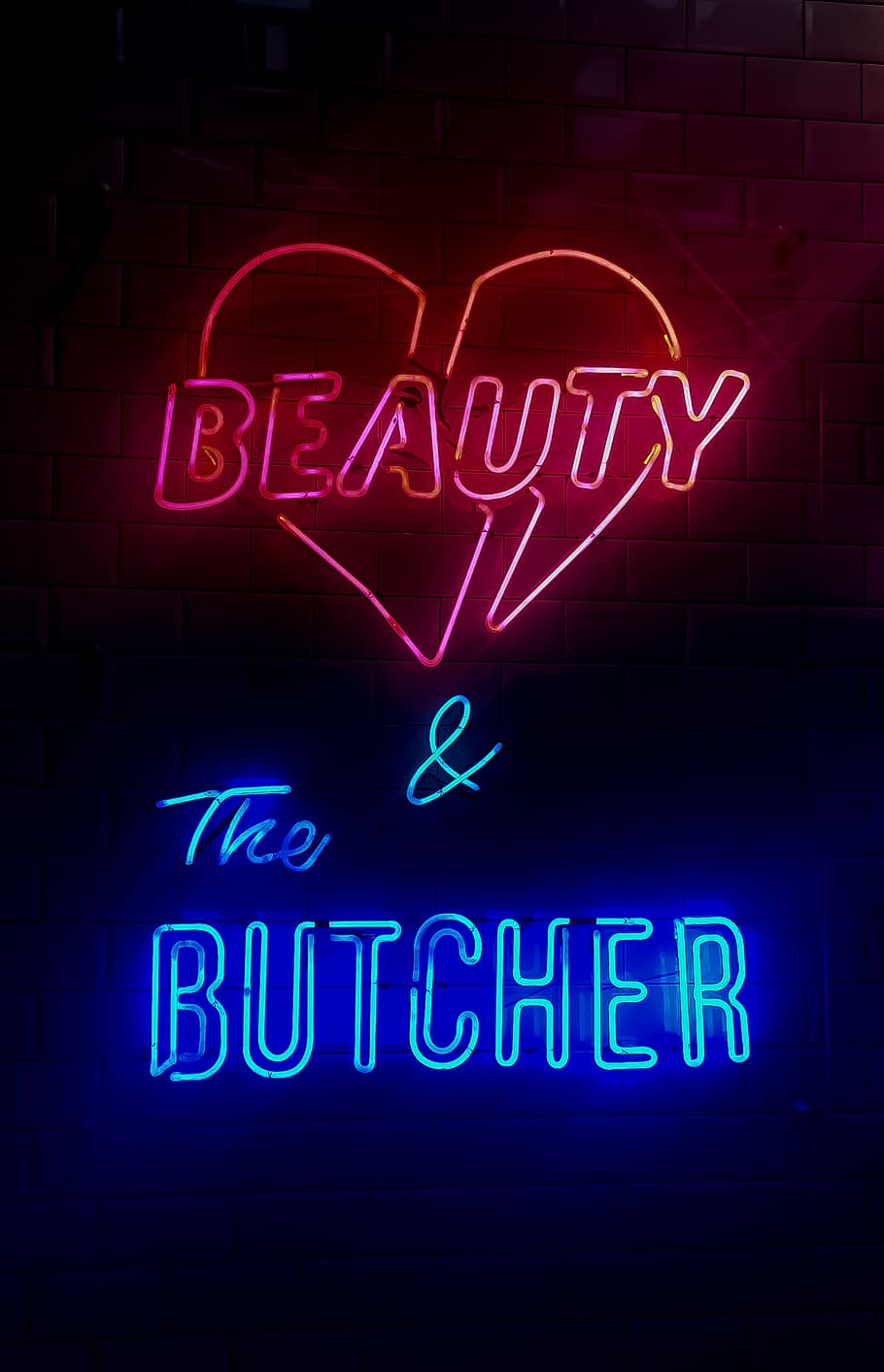 Neon Signage, illuminated, neon lights, glowing, night, communication HD wallpaper