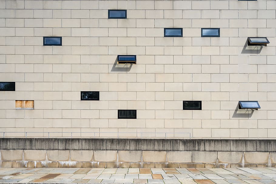 germany, dresden, window, facade, architecture, lines, front HD wallpaper