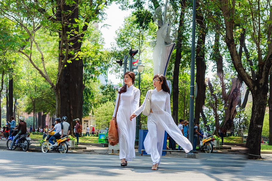 vietnam, long coat, page, the tradition, the city, ho chi minh