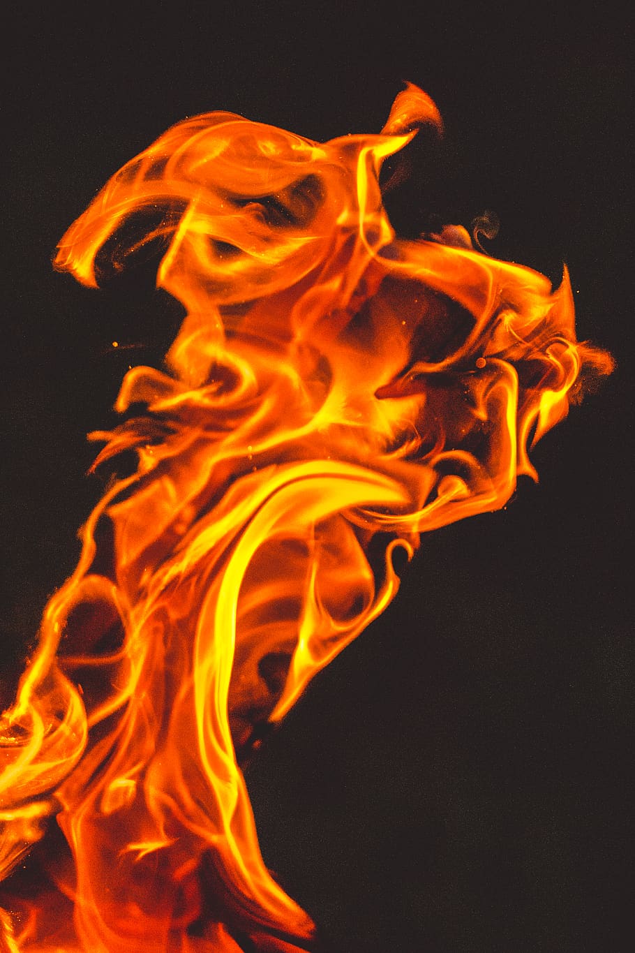 germany, lich, eberstadt, sparks, warm, heat, fire, red, closeup HD wallpaper