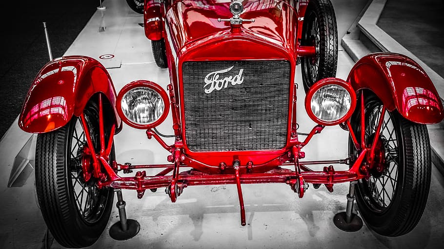 ford, car, old, oldtimer, classic, vintage, vehicle, automotive HD wallpaper