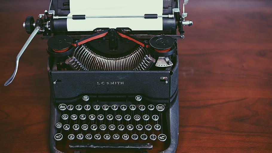 antique, classic, retro, typewriter, vintage, technology, indoors HD wallpaper