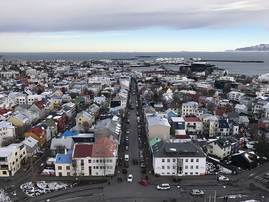 iceland, reykjavík, city, architecture, building exterior, HD wallpaper