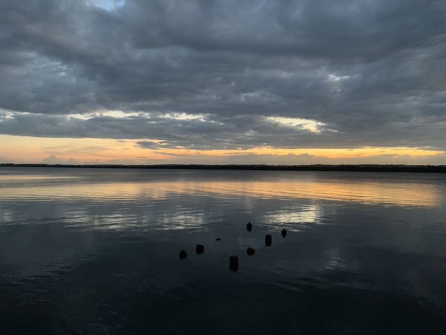 cloud - sky, water, scenics - nature, beauty in nature, reflection HD wallpaper