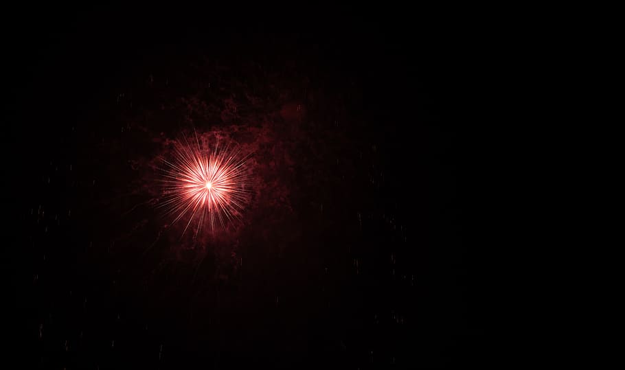 fireworks display, night, outdoors, lake kawaguchi, fujikawaguchiko HD wallpaper