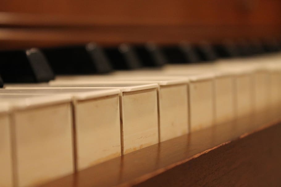 old, piano, music, musical equipment, musical instrument, piano key HD wallpaper