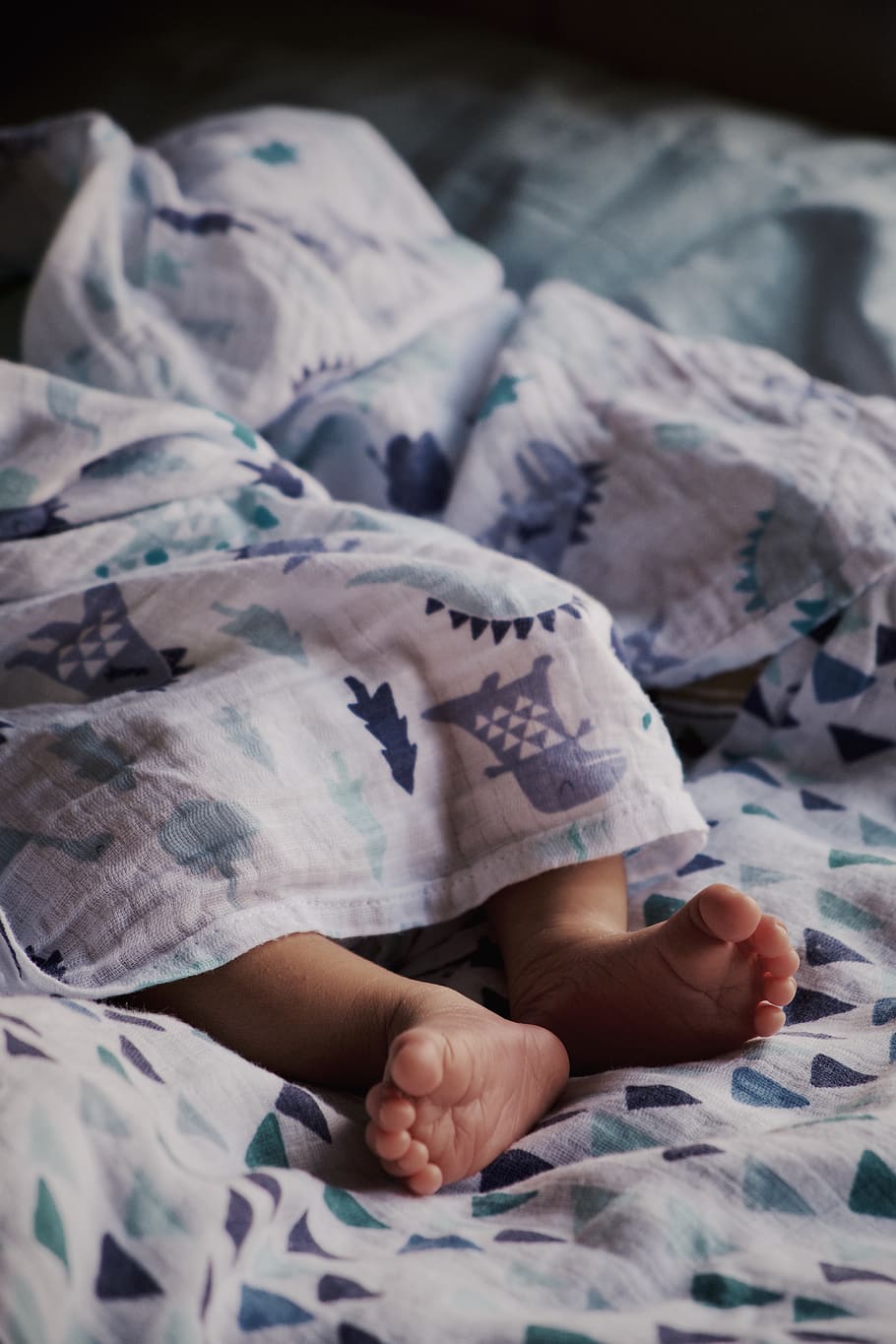 baby lying indoor, bed, furniture, indoors, young, real people HD wallpaper