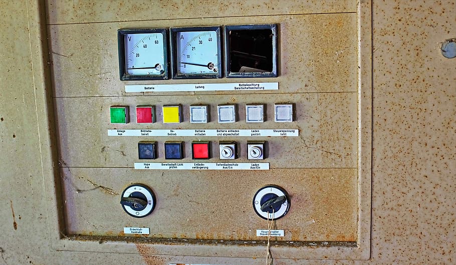 no people, wall - building feature, old, technology, electricity HD wallpaper