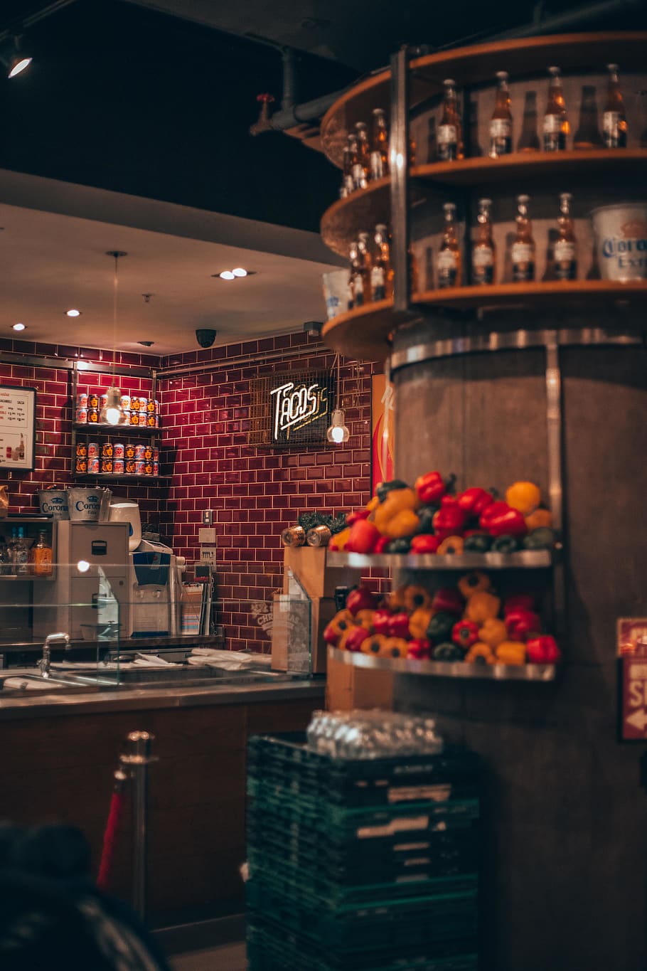 small bar room, food and drink, indoors, container, choice, shelf HD wallpaper