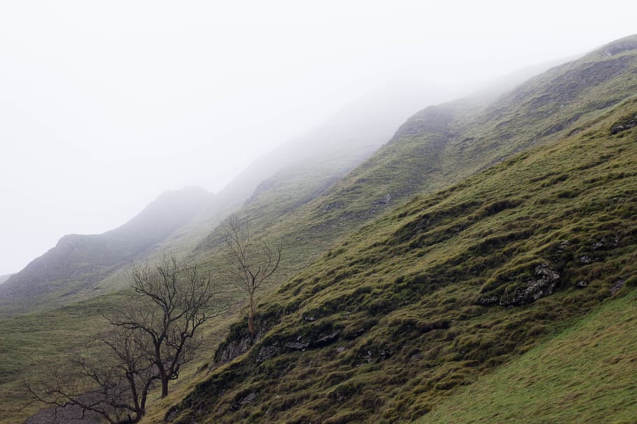 united kingdom, ashbourne, dovedale, mountains, grass, hills