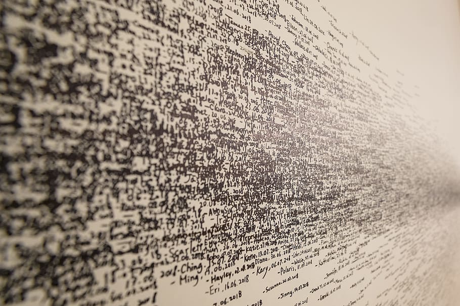 Scribbles On Wall, depth of field, wallpaper, words, writings, HD wallpaper