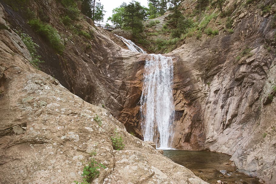 HD wallpaper: seven falls, colorado springs, waterfalls, scenics ...