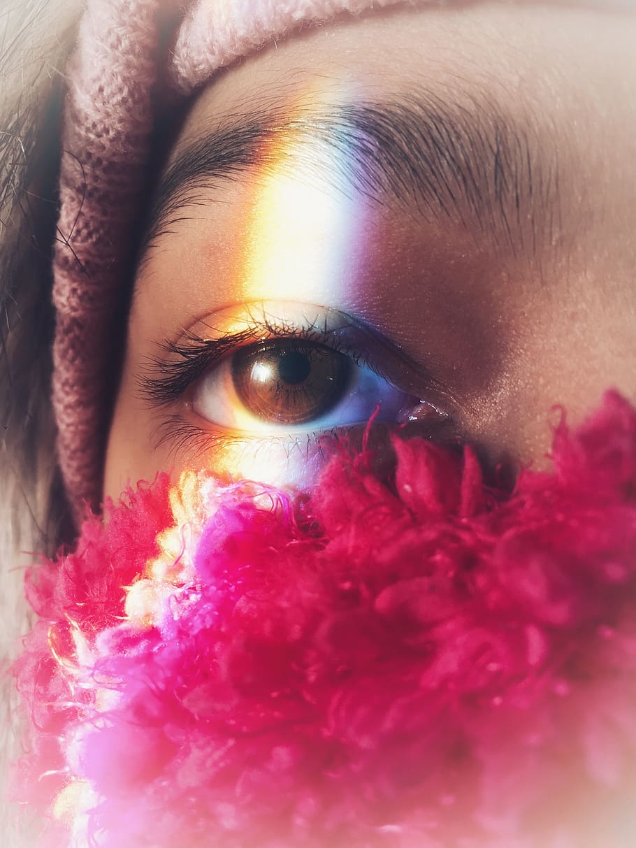 human eyes, portrait, one person, looking at camera, human body part HD wallpaper