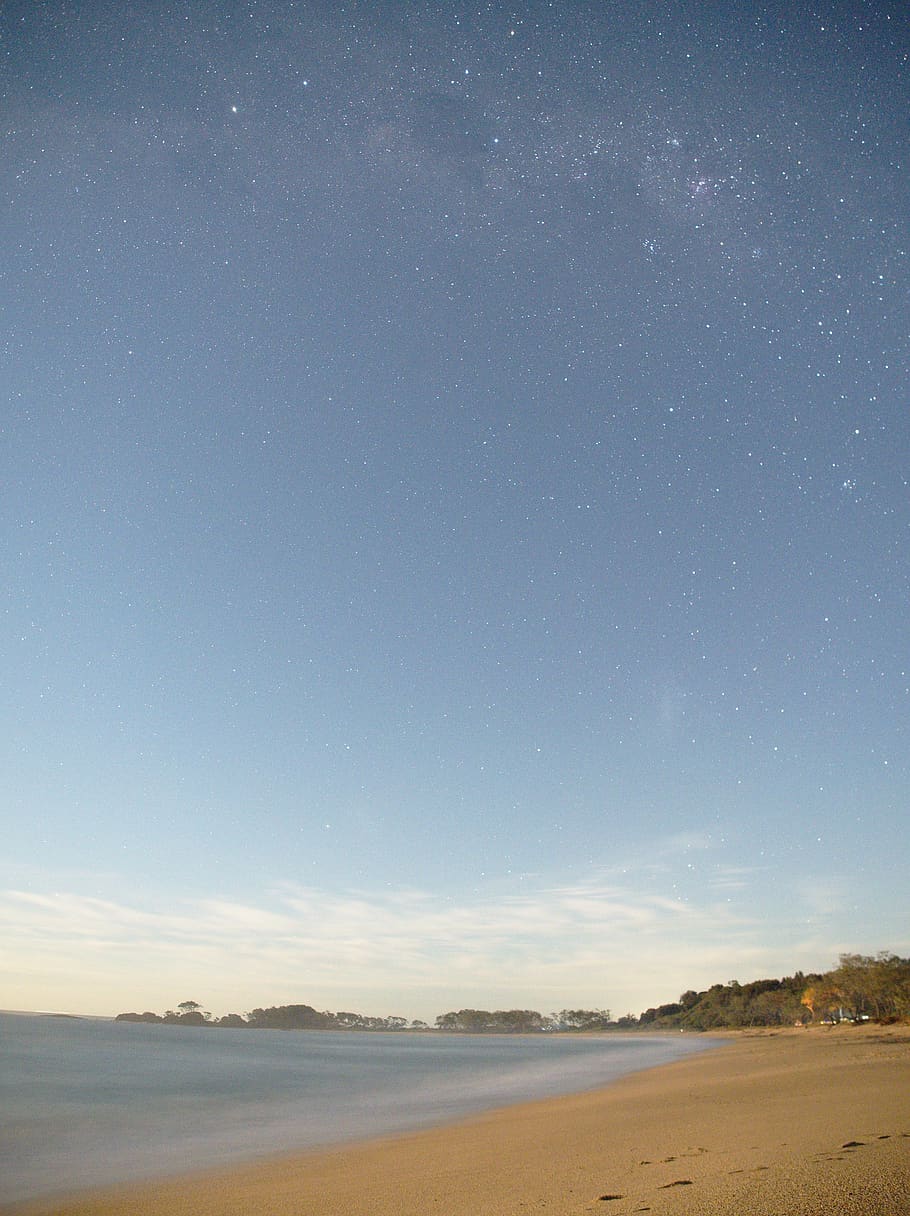 australia, pebbly beach, sky, scenics - nature, tranquility HD wallpaper