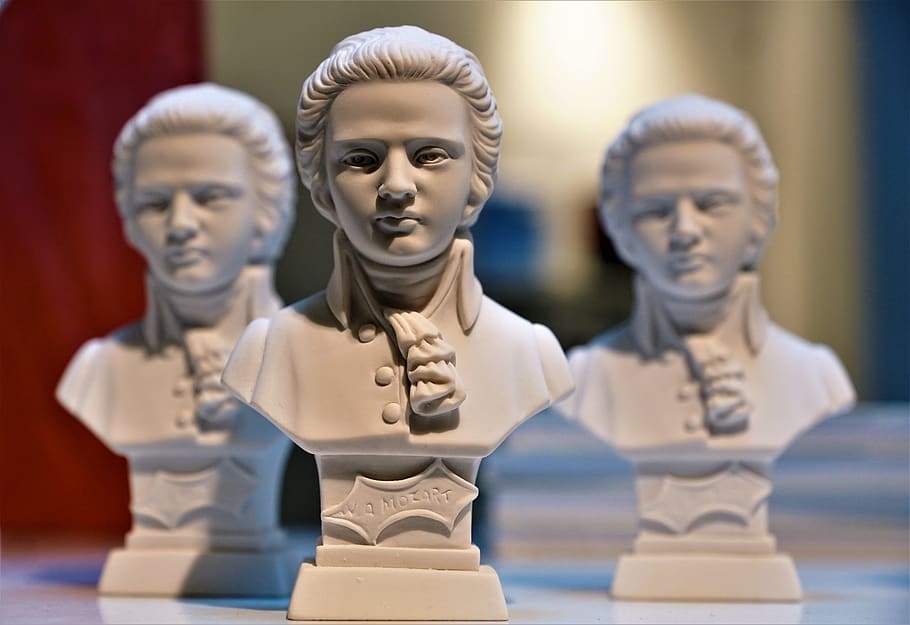 mozart, sculpture, music, culture, genius, awesome, opera, museum, HD wallpaper