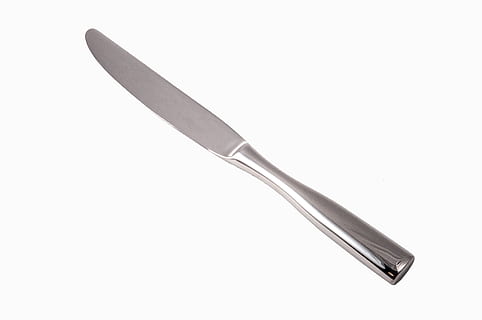 Silver Butter Knife, bread knife, chrome, close-up, cutlery, flatware HD wallpaper