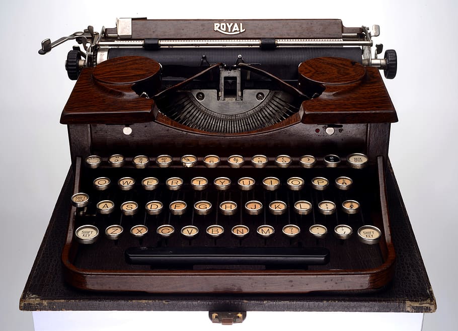 australia, sydney, retro styled, antique, typewriter, old, indoors HD wallpaper