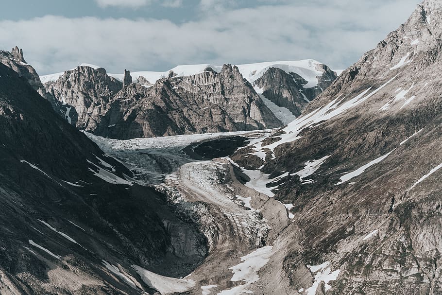 glacier mountains during day, scenics - nature, beauty in nature HD wallpaper