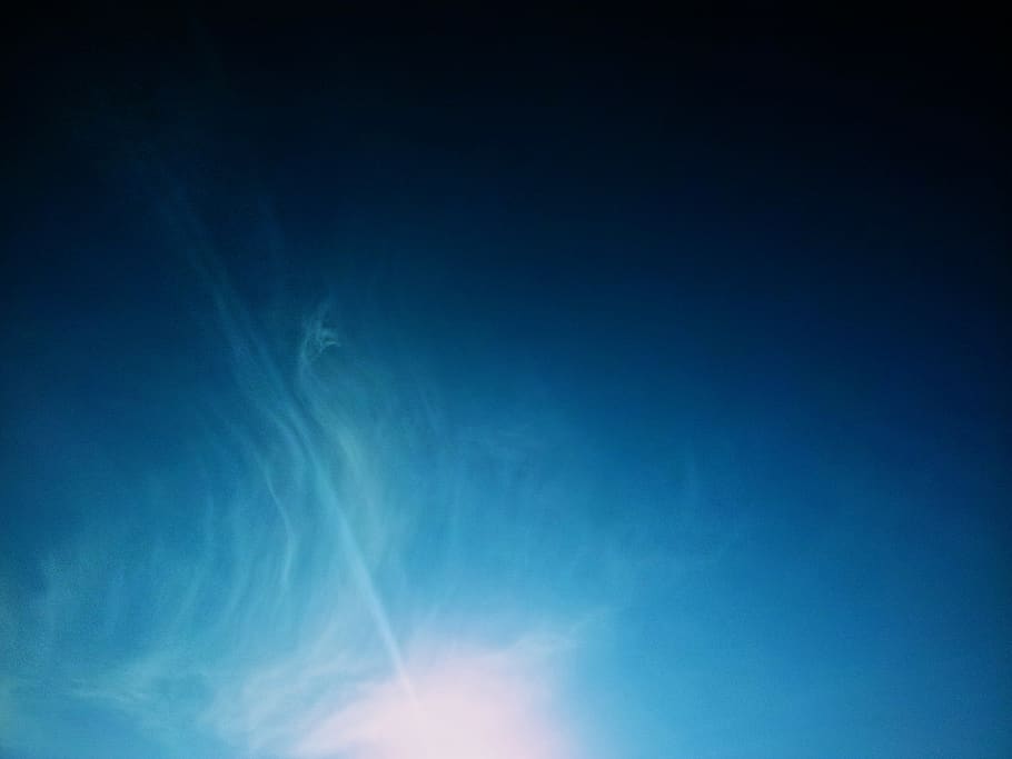 white clouds on blue sky during daytime, light, flare, cloudscape HD wallpaper