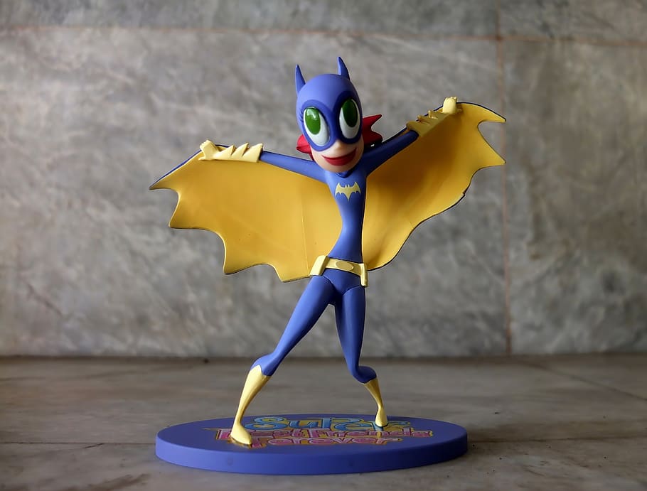 bat, girl, dc, comic, toy, figurine, painted, plastic, collector HD wallpaper
