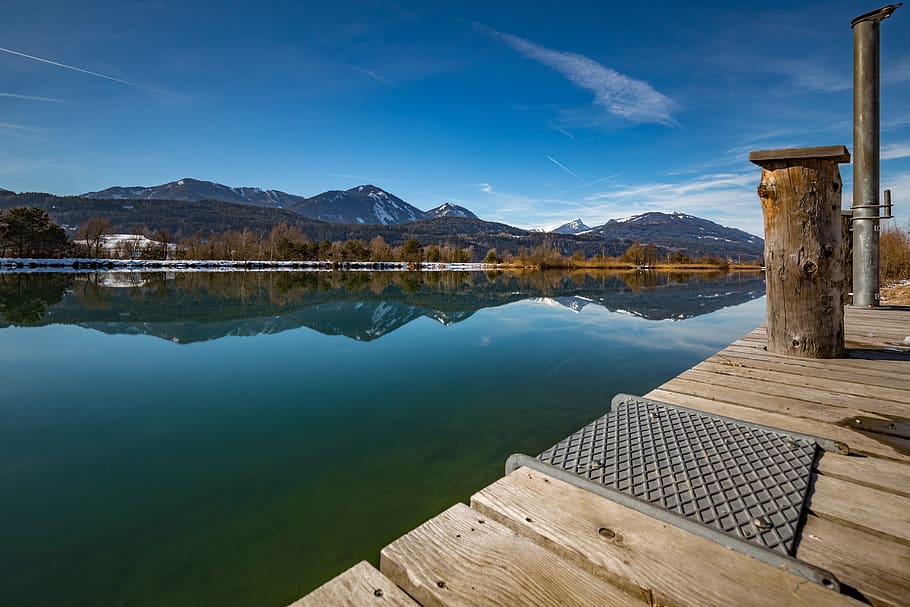 river, panorama, landscape, nature, water, sky, waters, scenic HD wallpaper
