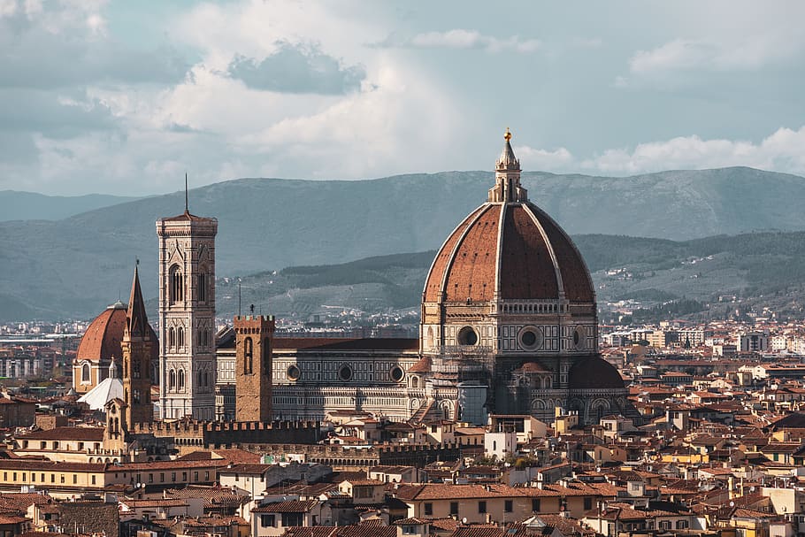 italy, florence, duomo, architecture, tuscany, reneassance, HD wallpaper