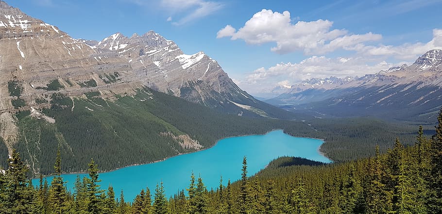 Banff National Park, Canada, mountain, nature, glacier, outdoors, HD wallpaper