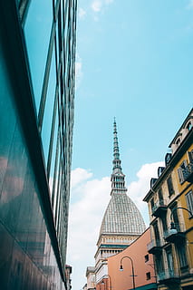 Mole Antonelliana in Turin, Italy, building exterior, architecture HD wallpaper