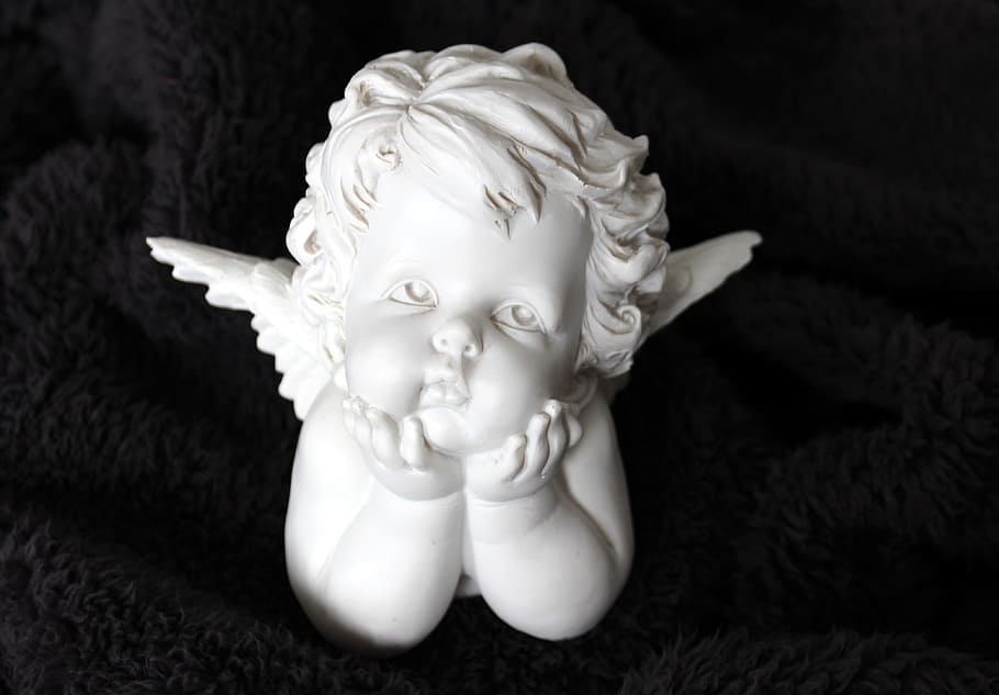 angel, fig, figure, object, sculpture, statue, representation HD wallpaper