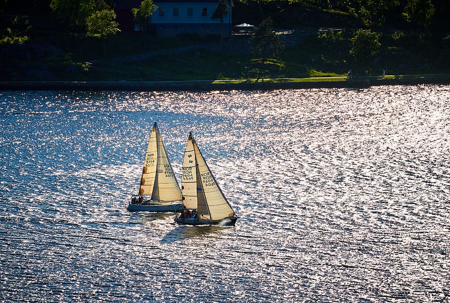 water, nautical vessel, nature, day, sunlight, transportation HD wallpaper