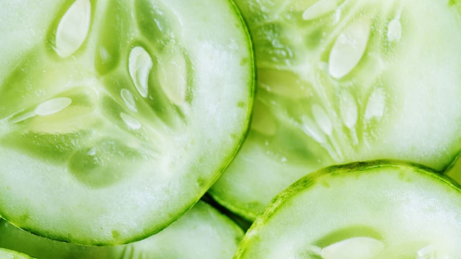 background, bright, close up, cold, cucumber, cut, cutout, delicious HD wallpaper
