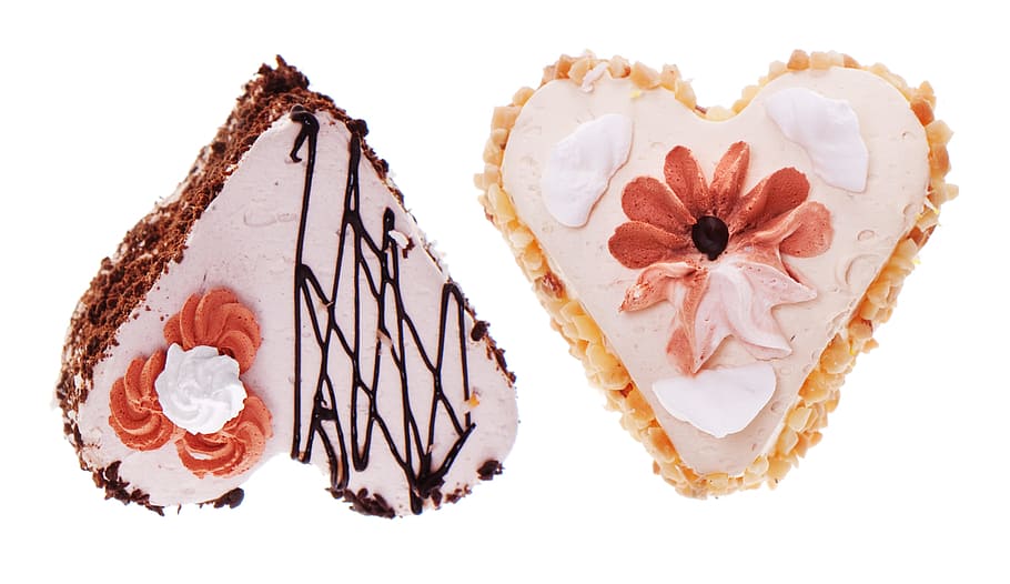 heart, shape, bake, cake, candy, cream, crust, cupcake, dairy HD wallpaper