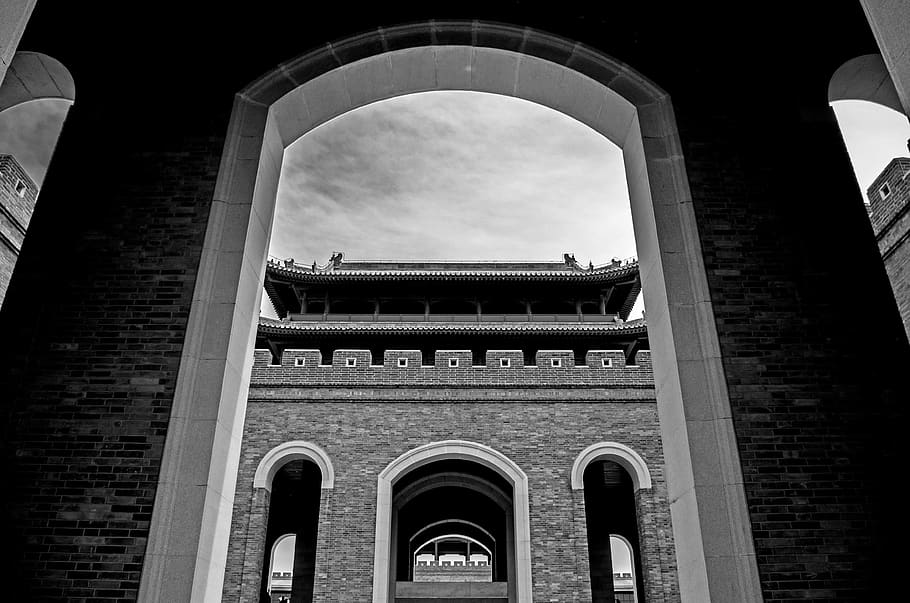 gate tower, china, architecture, built structure, building exterior