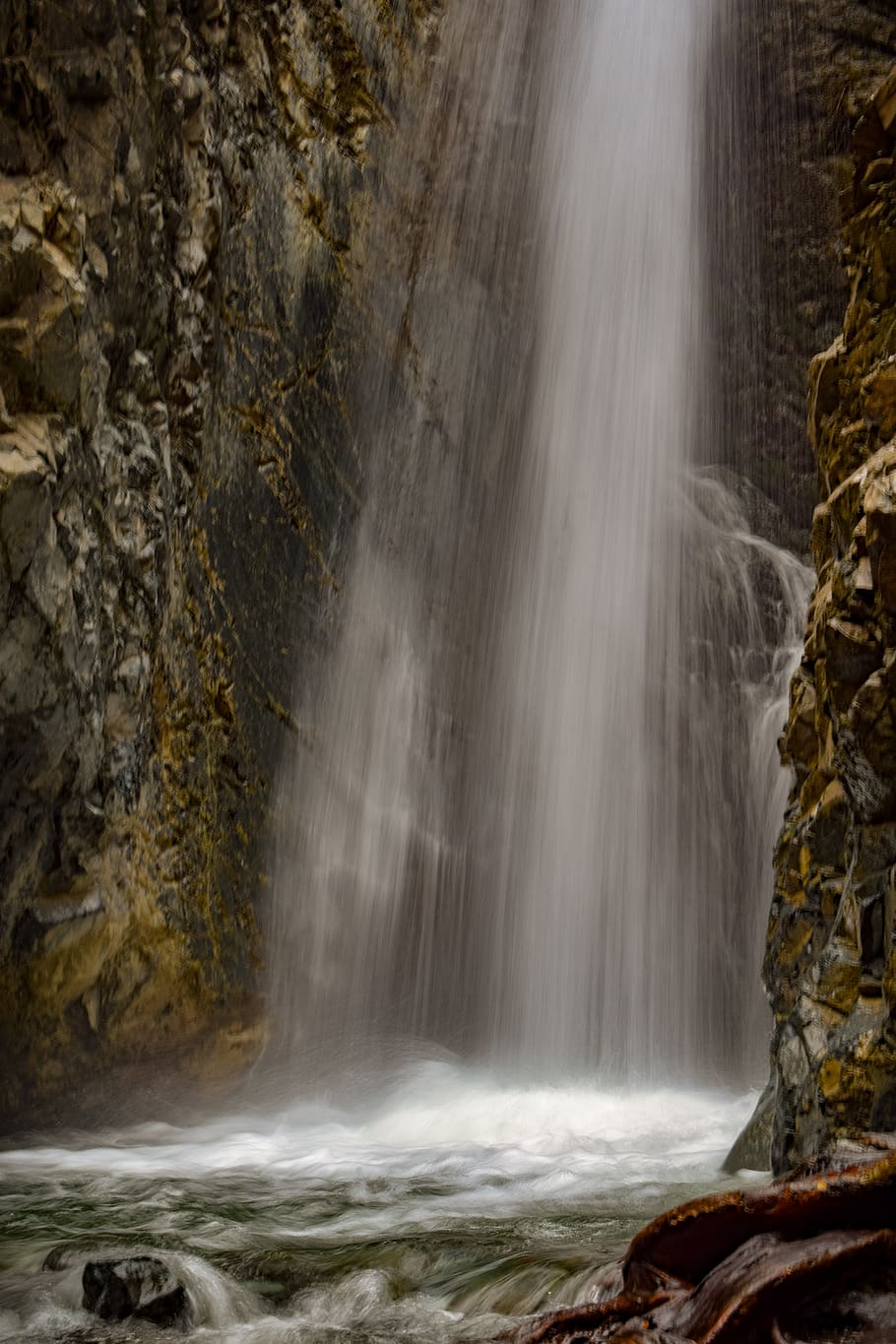 waterfall, nature, river, scenic, millomeris falls, troodos HD wallpaper