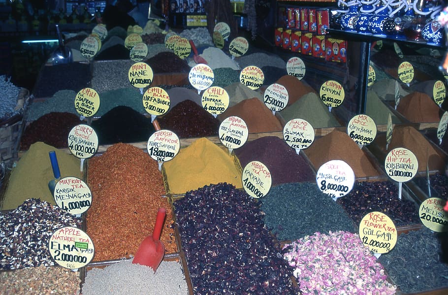 turkey, istanbul, spice, for sale, retail, choice, variation HD wallpaper