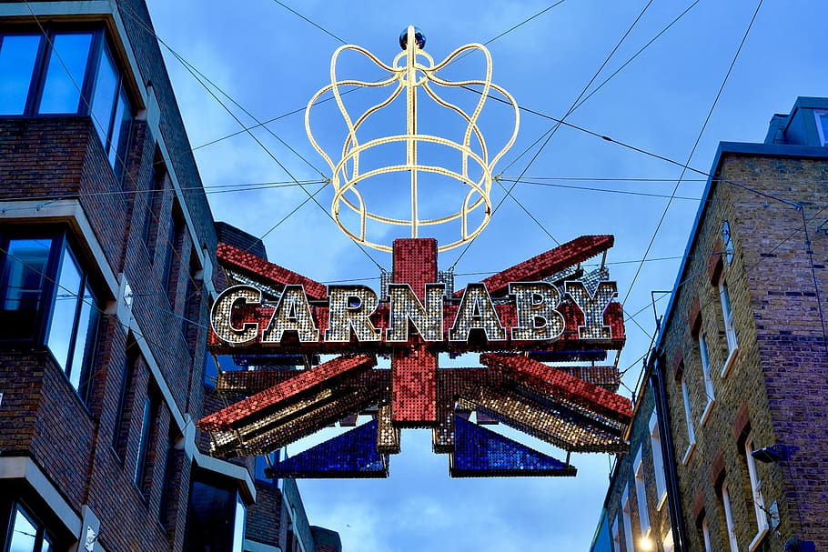 carnaby signage, carnaby street, building, urban, town, city HD wallpaper