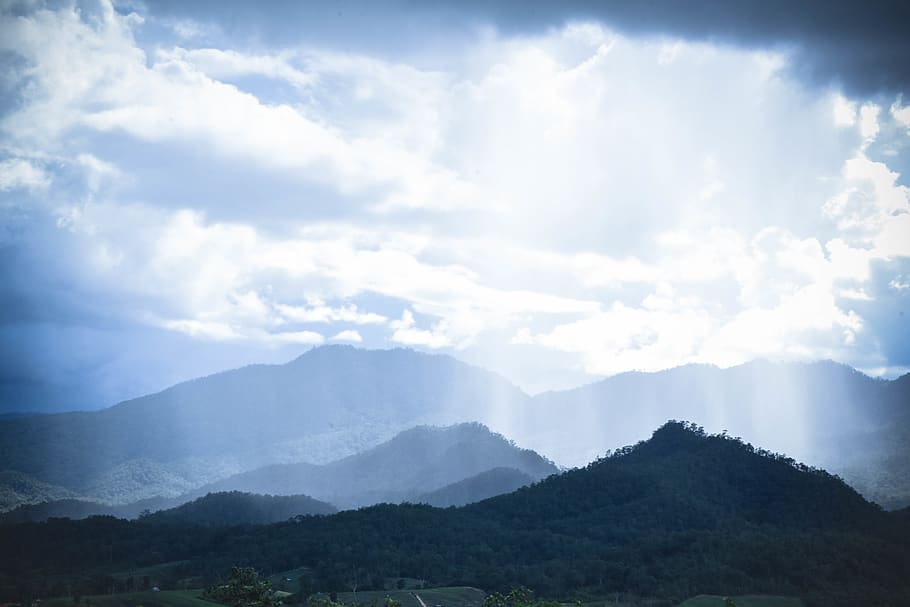 mountain, cloud - sky, beauty in nature, scenics - nature, tranquil scene HD wallpaper