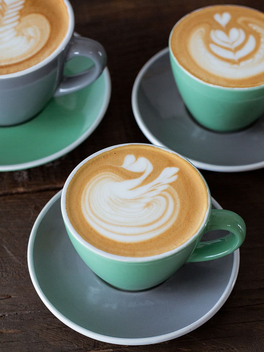cup, coffee cup, beverage, drink, latte, saucer, pottery, espresso HD wallpaper