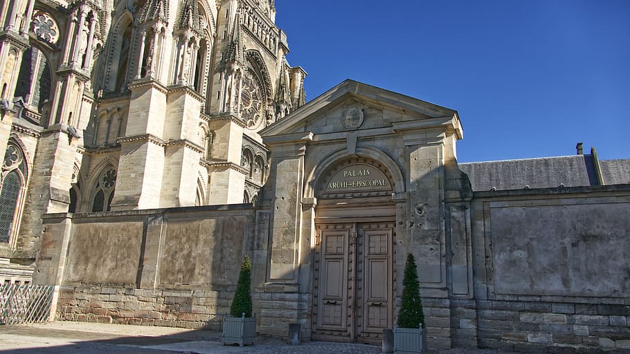 building, architecture, door, dome, france, 2 place du cardinal luçon HD wallpaper