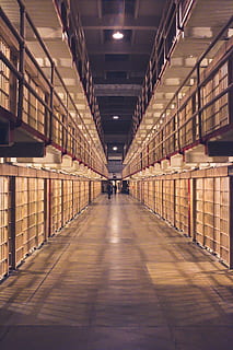 alcatraz, prison, architecture, building, the way forward, indoors HD wallpaper