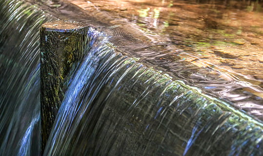 water, bach, nature, overflow, waterfall, structure, pattern HD wallpaper