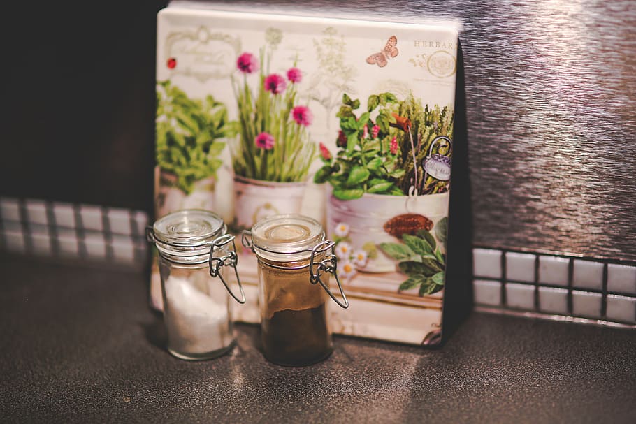 Salt and Pepper, bottle, color, container, drink, family, flower HD wallpaper