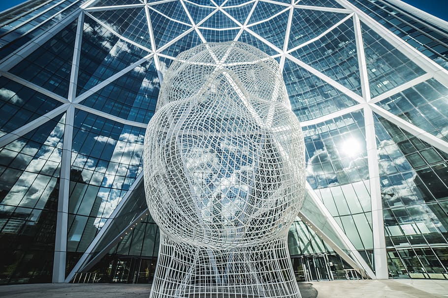 calgary, canada, architecture, structure, city, abstract, art HD wallpaper