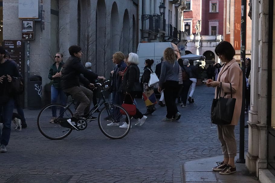 person, human, bike, vehicle, bicycle, transportation, wheel, HD wallpaper