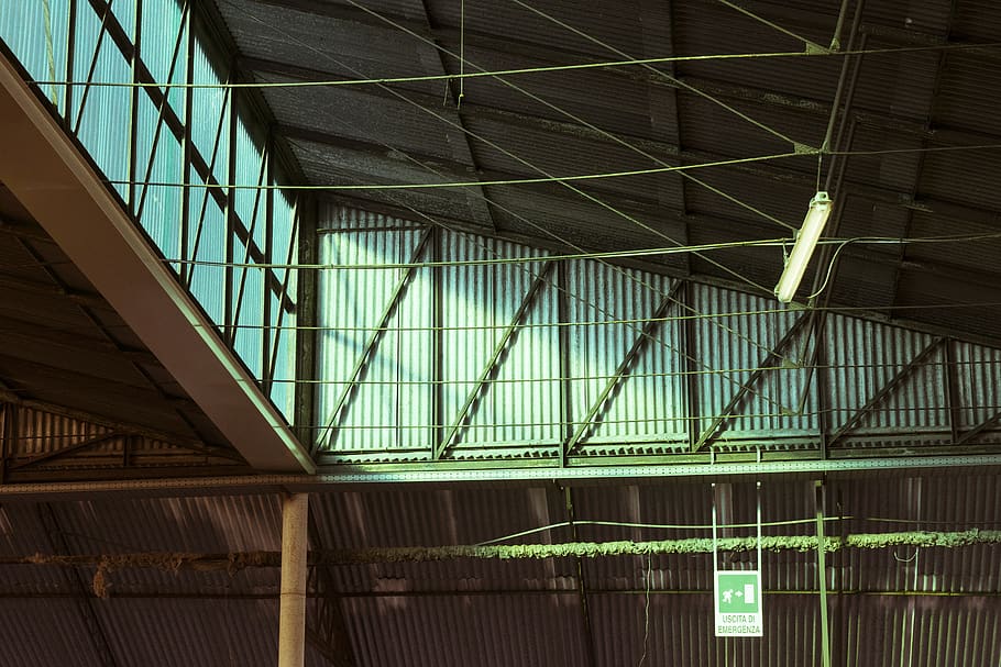 Hanging Fluorescent Light, architecture, building, ceiling, indoors HD wallpaper
