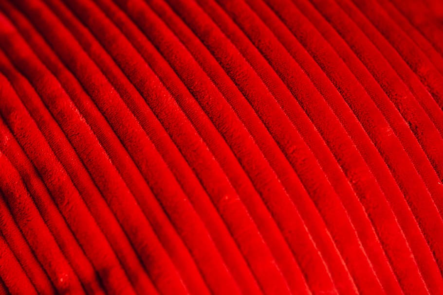 Details of romantic red bedding, closeup, background, romance HD wallpaper