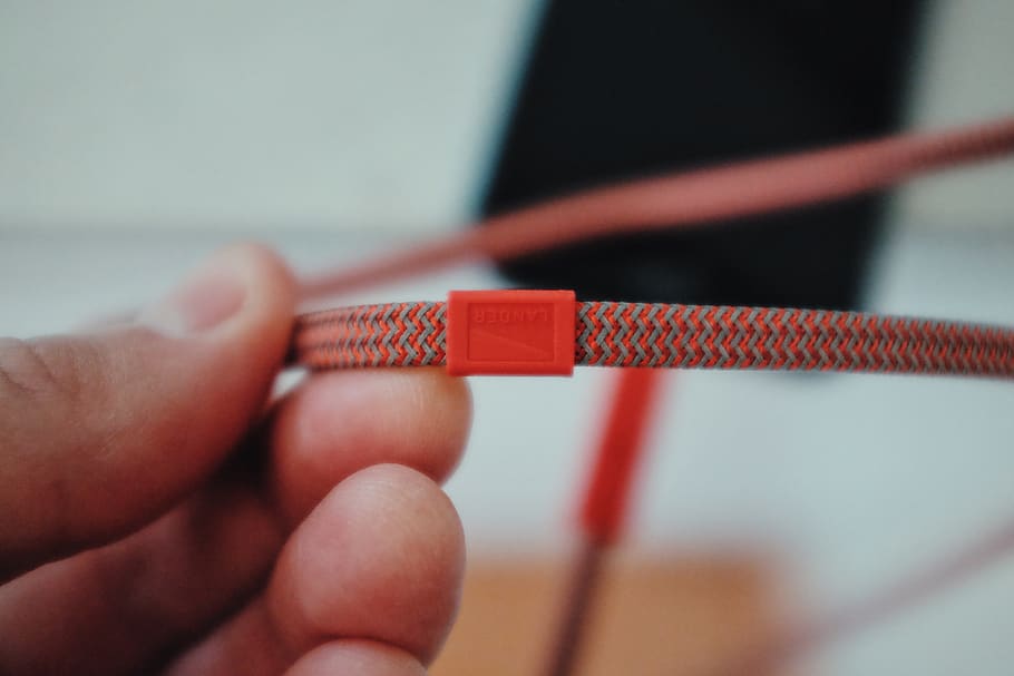lander, explorelander, outdoor, tech, gear, cable, weave, red HD wallpaper
