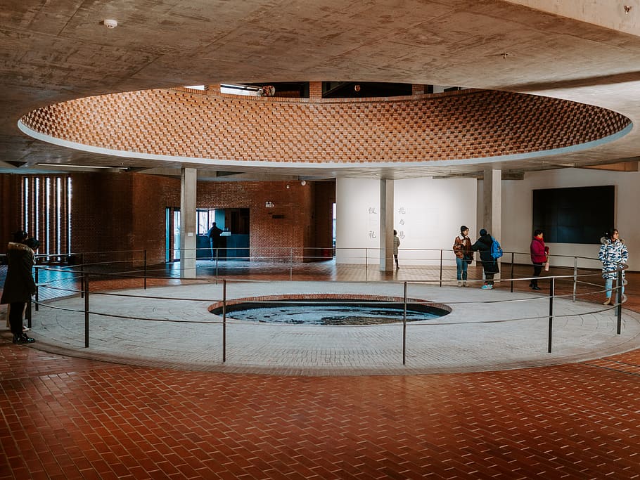 people inside building, flooring, human, person, architecture HD wallpaper