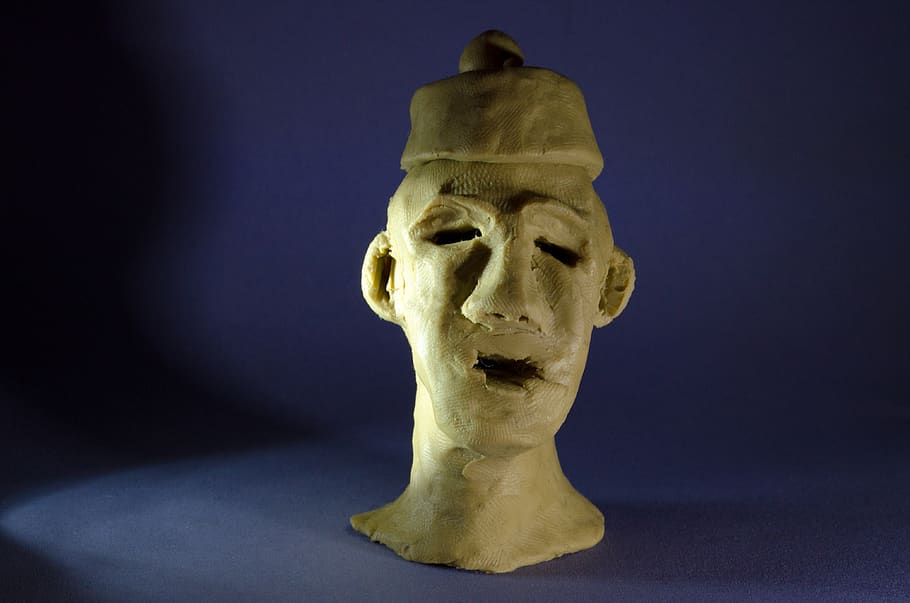plasticine, figure, man, face, sculpture, studio shot, art and craft HD wallpaper