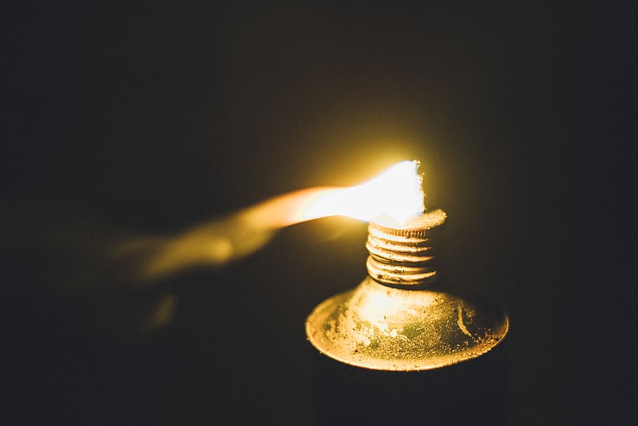 flame, burn, bright, fire, light, dark, lighting equipment HD wallpaper